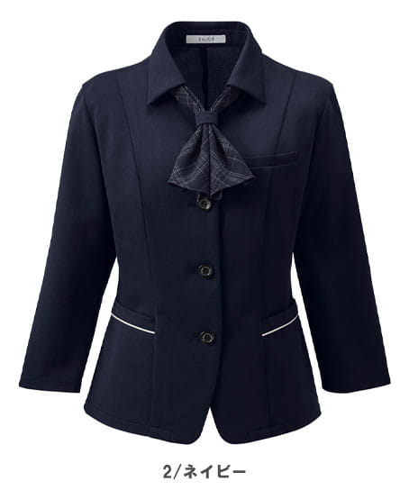 【全1色】七分袖オーバーブラウス（ニット・高通気・UVカット）