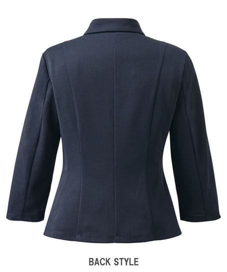 【全1色】七分袖オーバーブラウス（ニット・高通気・UVカット）