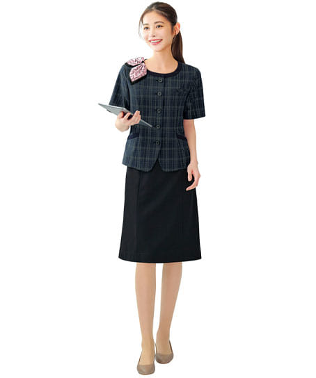 【全1色】オーバーブラウス(ストレッチ・吸汗速乾・UVカット)