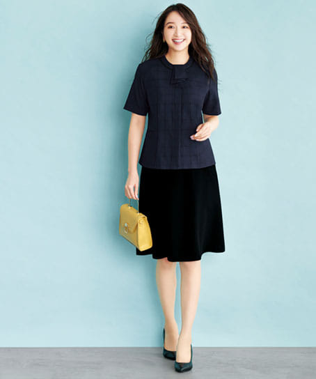 【全1色】オーバーブラウス(ストレッチ・吸汗速乾・UVカット)