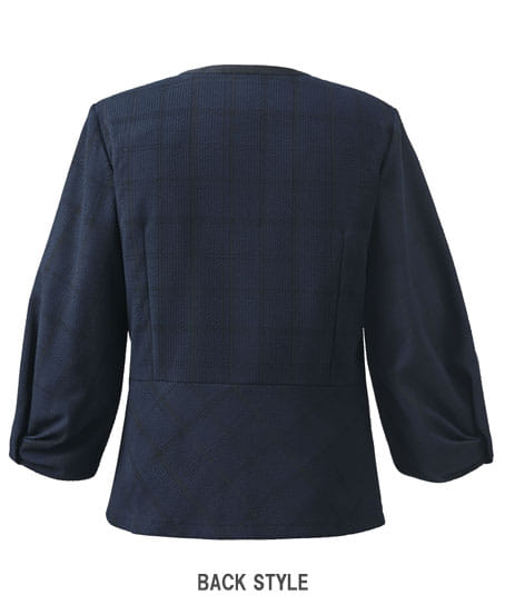 【全1色】オーバーブラウス(七分袖・ストレッチ・吸汗速乾・UVカット)