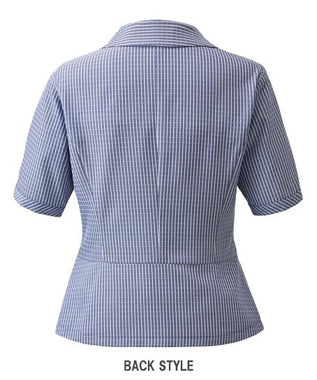 SALE【全2色】シャツオーバーブラウス（ヨコストレッチ・吸汗速乾・吸放湿・UVカット・サステイナブル）