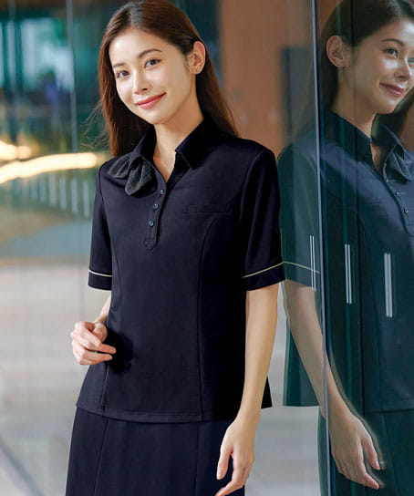 【全1色】ポロシャツ(ニット・高通気・UVカット)