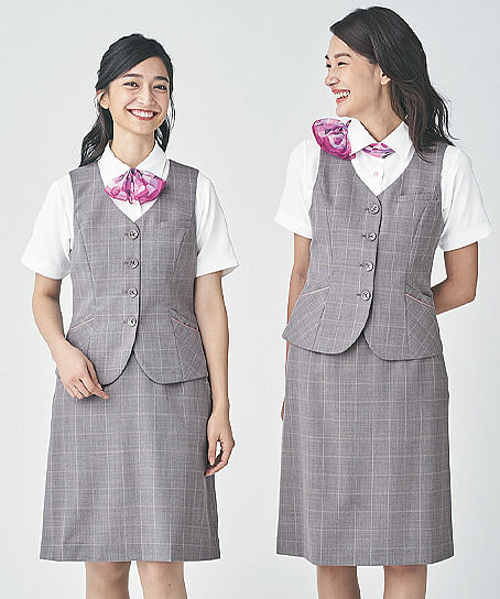 【全2色】Aラインスカート（サマーウール・速乾・吸熱冷感・キシリトール使用）