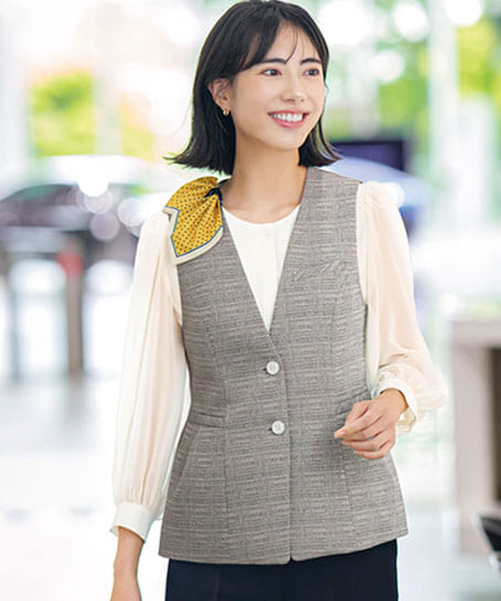 【全2色】ベスト（ストレッチ・吸汗速乾・高通気・UVカット）