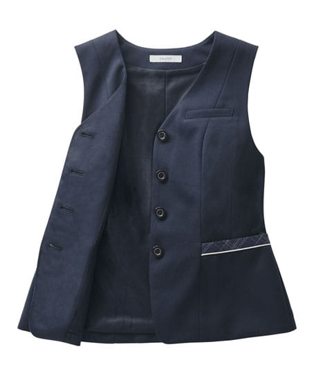 【全1色】ベスト（ニット・高通気・UVカット）