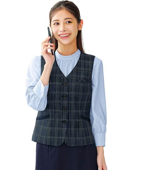 【全1色】ベスト（ストレッチ・吸汗速乾・UVカット）