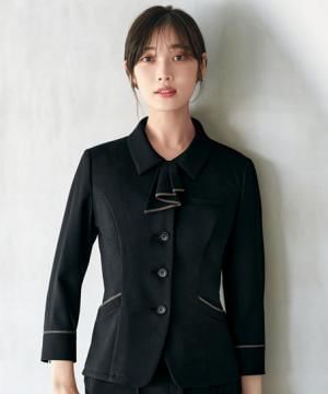 作業服・ワークユニフォームの通販の【ユニデポ 作業着】【全2色】オーバーブラウス（七分袖・シャドーチェック・ストレッチ・吸汗速乾）