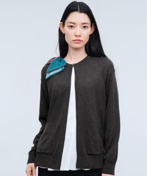 作業服・ワークユニフォームの通販の【ユニデポ 作業着】【全3色】カーディガン（ニット・UVカット・サスティナブル）