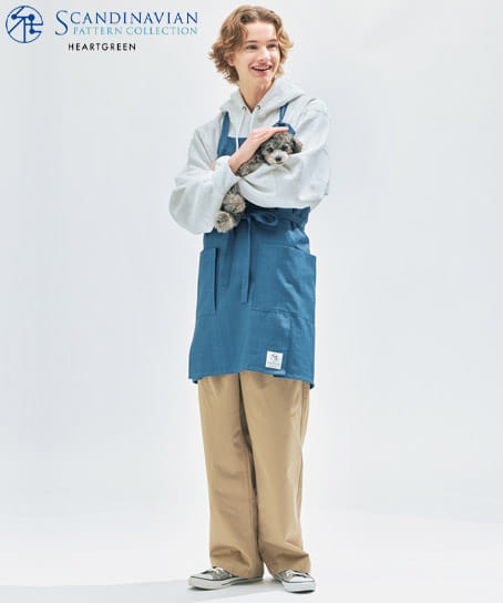 【SCANDINAVIAN】【全2色】エプロン(男女共用)