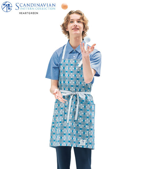 【SCANDINAVIAN】【全5色】エプロン(男女共用)