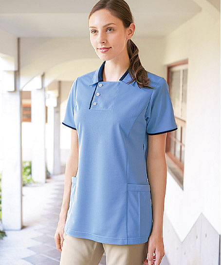 全5色】半袖ロングポロシャツ HM2829 | 医療制服・スクラブ白衣の通販 