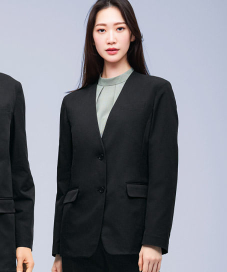 【BRING】ノーカラージャケット（レディース）