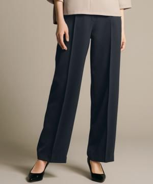 作業服・ワークユニフォームの通販の【ユニデポ 作業着】【全２色】ワイドパンツ（ストレッチ・速乾・防汚・撥水）