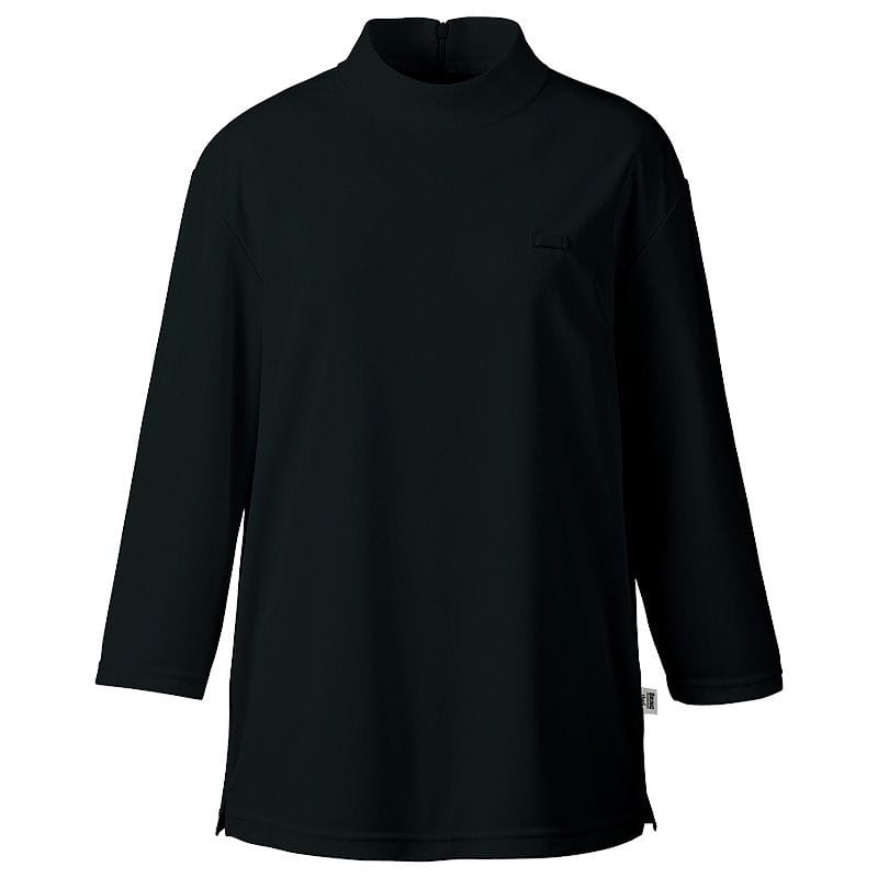 【BRING】レディースハイネックカットソー（七分袖・透け防止・ASR加工）