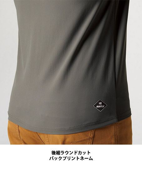 【BURTLE】全4色・半袖ポロシャツ（ストレッチ・吸汗速乾・消臭）