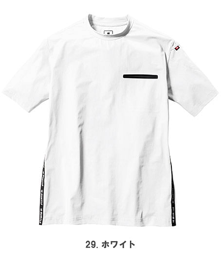 【BURTLE】全4色・ショートTシャツ（接触冷感・UVカット・給水速乾・4WAYストレッチ・ユニセックス）