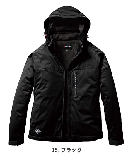 【BURTLE】全4色　ストレッチフーディ防寒ジャケット（防水性・防風性・保温性・ストレッチ・男女兼用）