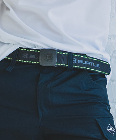 【BURTLE】全5色 バートルストレッチベルト(ユニセックス)