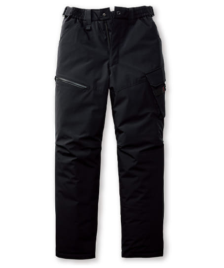 【BURTLE】全1色 バートル防寒パンツ(撥水・ウオッシャブル・男女兼用)