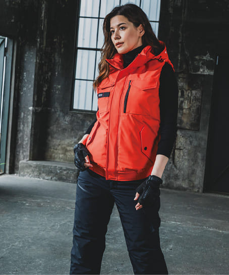 【BURTLE】全4色　バートル防寒ベスト（撥水・ウオッシャブル・男女兼用）