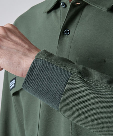 【BURTLE】全5色 バートル長袖ポロシャツ(ストレッチ・吸汗速乾・消臭・男女兼用)