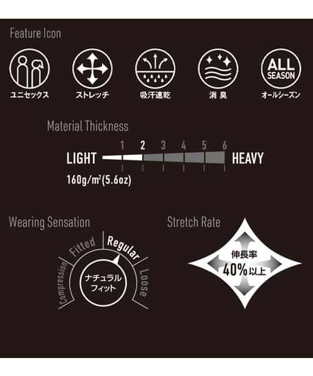 【BURTLE】全5色 バートルロングTシャツ(ストレッチ・吸汗速乾・消臭・男女兼用)