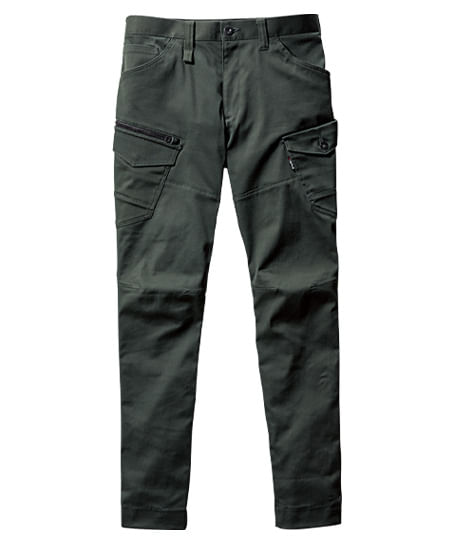 【BURTLE】全5色 バートル カーゴパンツ(ストレッチ・男女兼用)