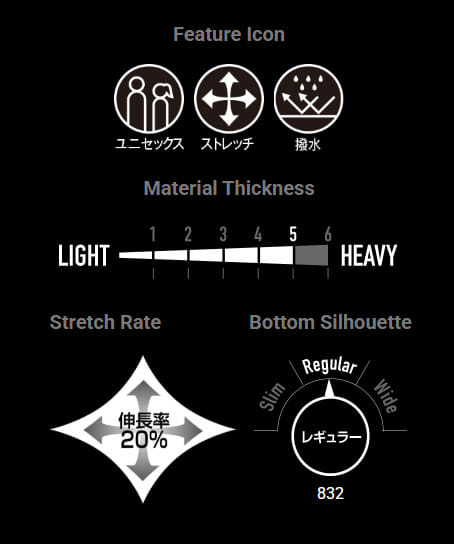 【BURTLE】全3色 バートルカーゴパンツ(ストレッチ・撥水・男女兼用)