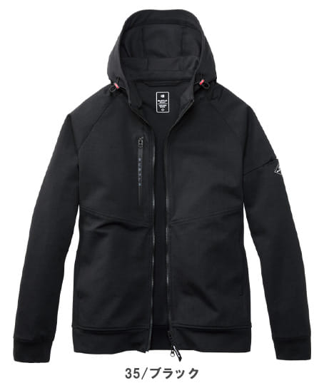 【BURTLE】全2色 バートルフーディブルゾン(ストレッチ・吸汗速乾・男女兼用)