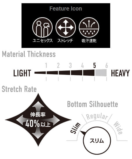 【BURTLE】全2色 バートルジョガーパンツ(ストレッチ・吸汗速乾・男女兼用)