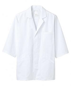 ユニフォーム・制服の通販の【ユニデポ】七分袖調理衣（抗菌O157対応・比翼仕立て・～5Lまであり・メンズ）