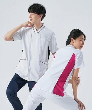 医療制服・スクラブ白衣の通販の【ユニデポ メディカル】【全4色】スクラブ(制菌・吸汗速乾・帯電防止・防汚・レディース)