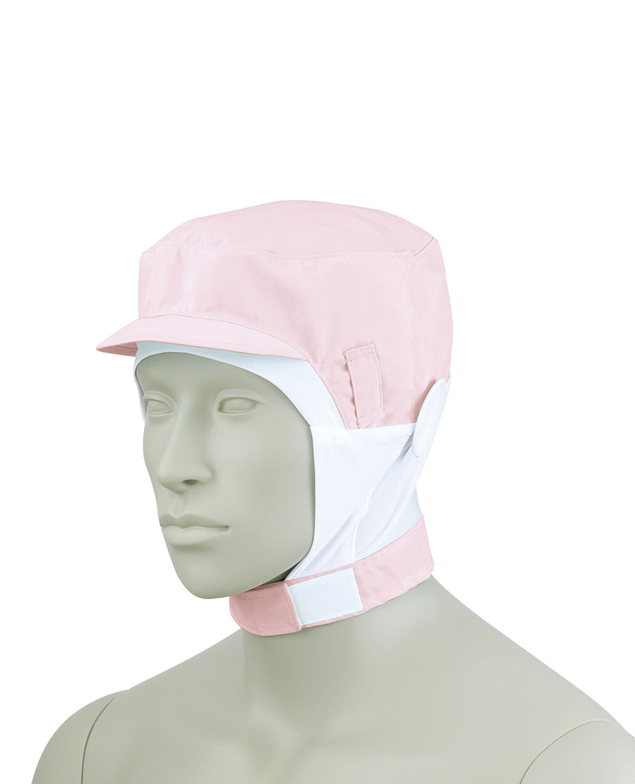 【全4色】ショート頭巾帽子（エコ・制菌・透け防止・制電・吸汗速乾・男女兼用）