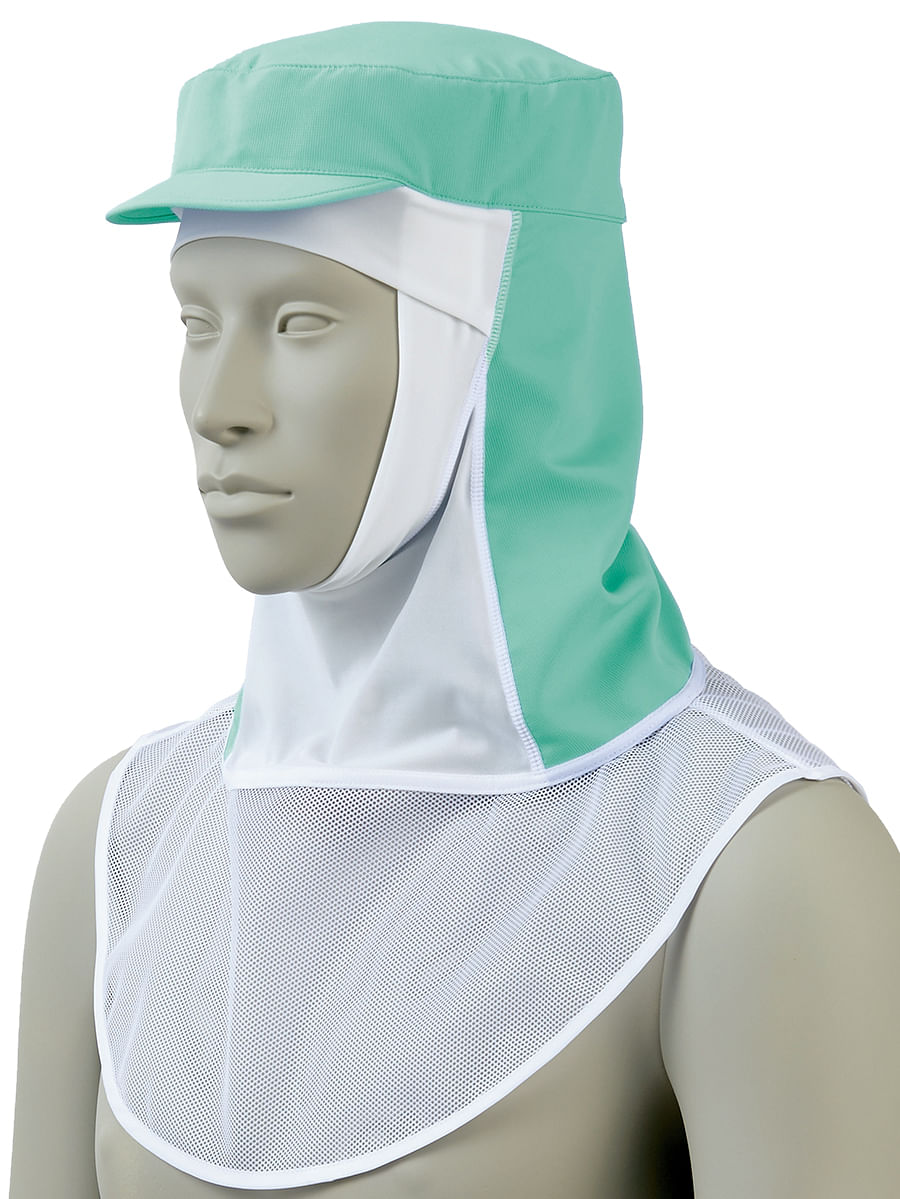 【全4色】頭巾帽子（制菌・制電・透け防止・吸汗速乾・男女兼用）