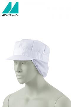 ユニフォーム・制服の通販の【ユニデポ】八角帽子たれ付（男女兼用）