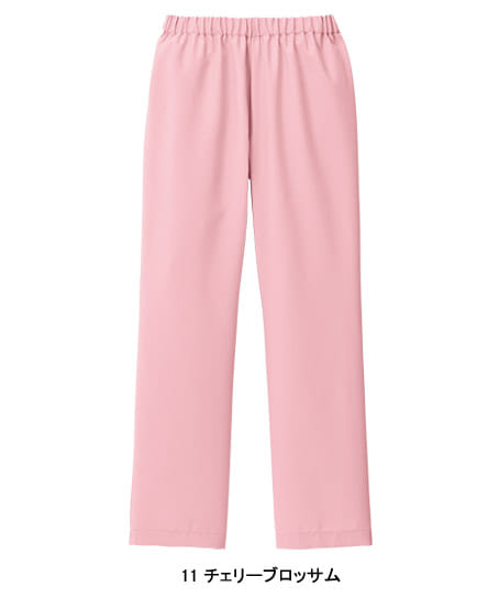 【全8色】パンツ（ノータック・脇ゴム・ストレッチ・男女兼用）