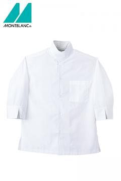 ユニフォーム・制服の通販の【ユニデポ】七分袖シャツ（男女兼用）