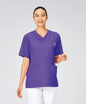 医療制服・スクラブ白衣の通販の【ユニデポ メディカル】【全20色】スクラブ（制菌・制電・ストレッチ・男女兼用）