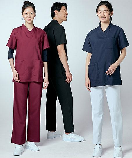 【全3色】スクラブ（退色防止・帯電防止・男女兼用）