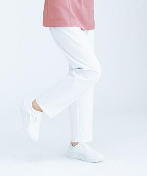 事務服・会社制服の通販の【ユニデポ 事務服】【uka】全3色・パンツ（ノータック・脇ゴム・レディス）