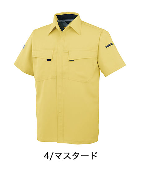 【全6色】エコ・製品制電半袖シャツ（帯電防止・男女兼用））