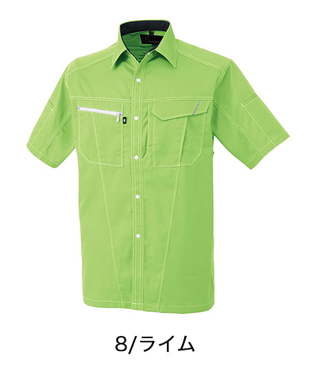 【全11色】半袖シャツ（帯電防止・男女兼用）