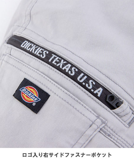 【Dickies】ディッキーズ/100周年記念モデルストレッチカーゴパンツ（伸長率25％以上・男女兼用）