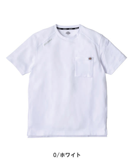 【Dickies】全3色・T/C 鬼鹿の子 半袖Tシャツ(UVカット・接触冷感・高通気・男女兼用)