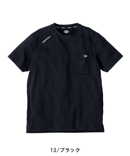 【Dickies】全3色・T/C 鬼鹿の子 半袖Tシャツ(UVカット・接触冷感・高通気・男女兼用)