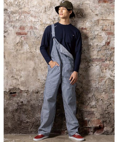 【Dickies】全3色・T/C 鬼鹿の子 長袖Tシャツ（UVカット・接触冷感・高通気・男女兼用）