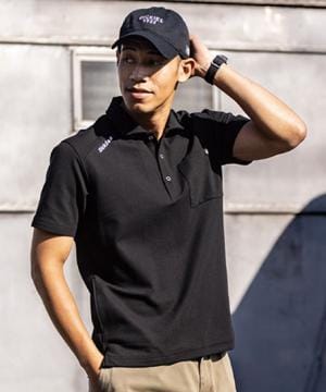 作業服・ワークユニフォームの通販の【ユニデポ 作業着】【Dickies】全3色・T/C 鬼鹿の子 半袖ポロ（UVカット・接触冷感・高通気・男女兼用）