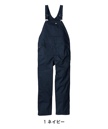 【Dickies】ディッキーズ・全9色・ライトT/Cストレッチオーバーオール（UVカット・接触冷感・逆開ファスナー・ストレッチ・男女兼用）