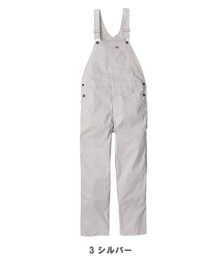【Dickies】ディッキーズ・全9色・ライトT/Cストレッチオーバーオール（UVカット・接触冷感・逆開ファスナー・ストレッチ・男女兼用）